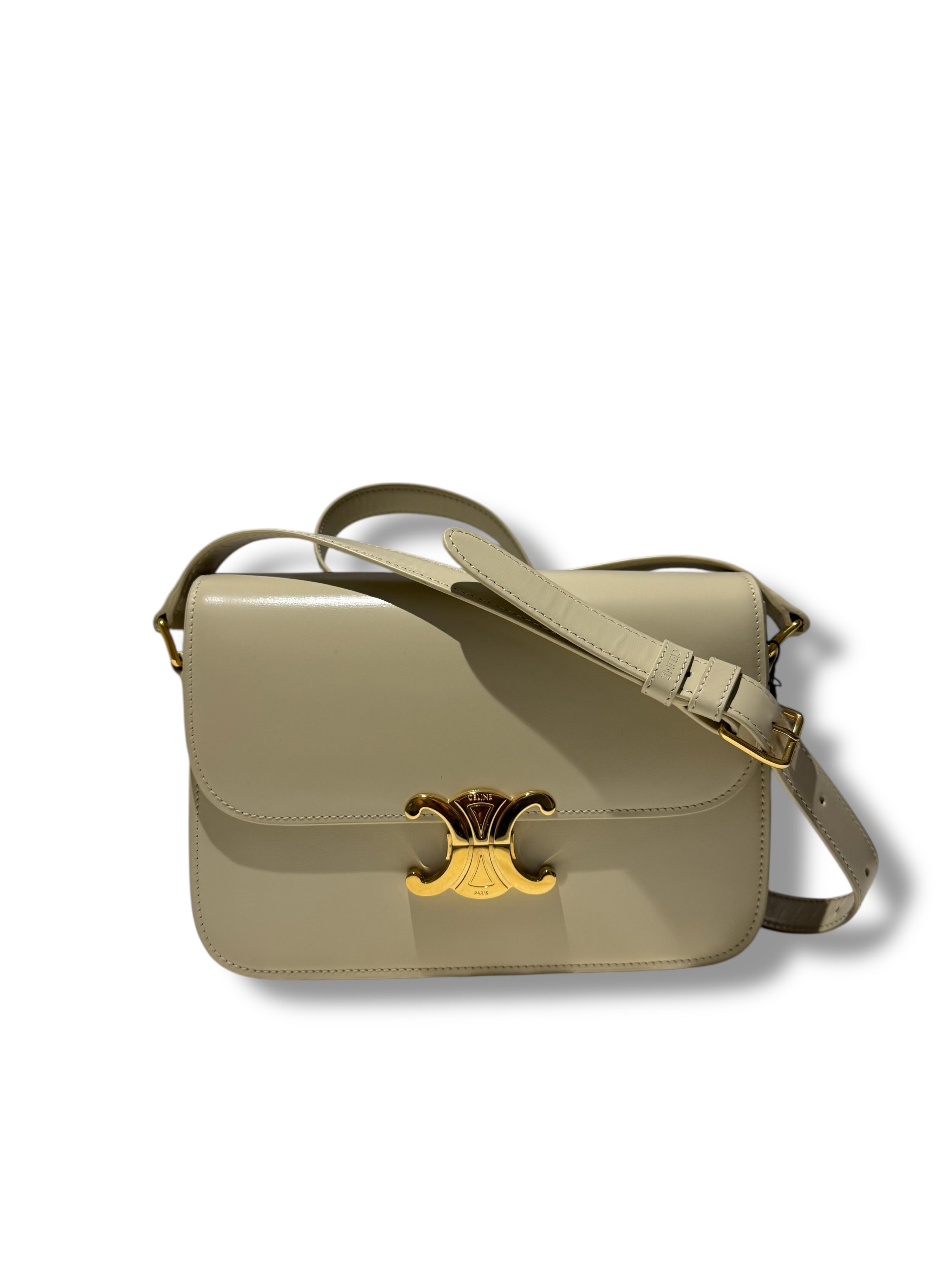 Céline Sac Triomphe Classique Beige | Les Folies d’Eugénie