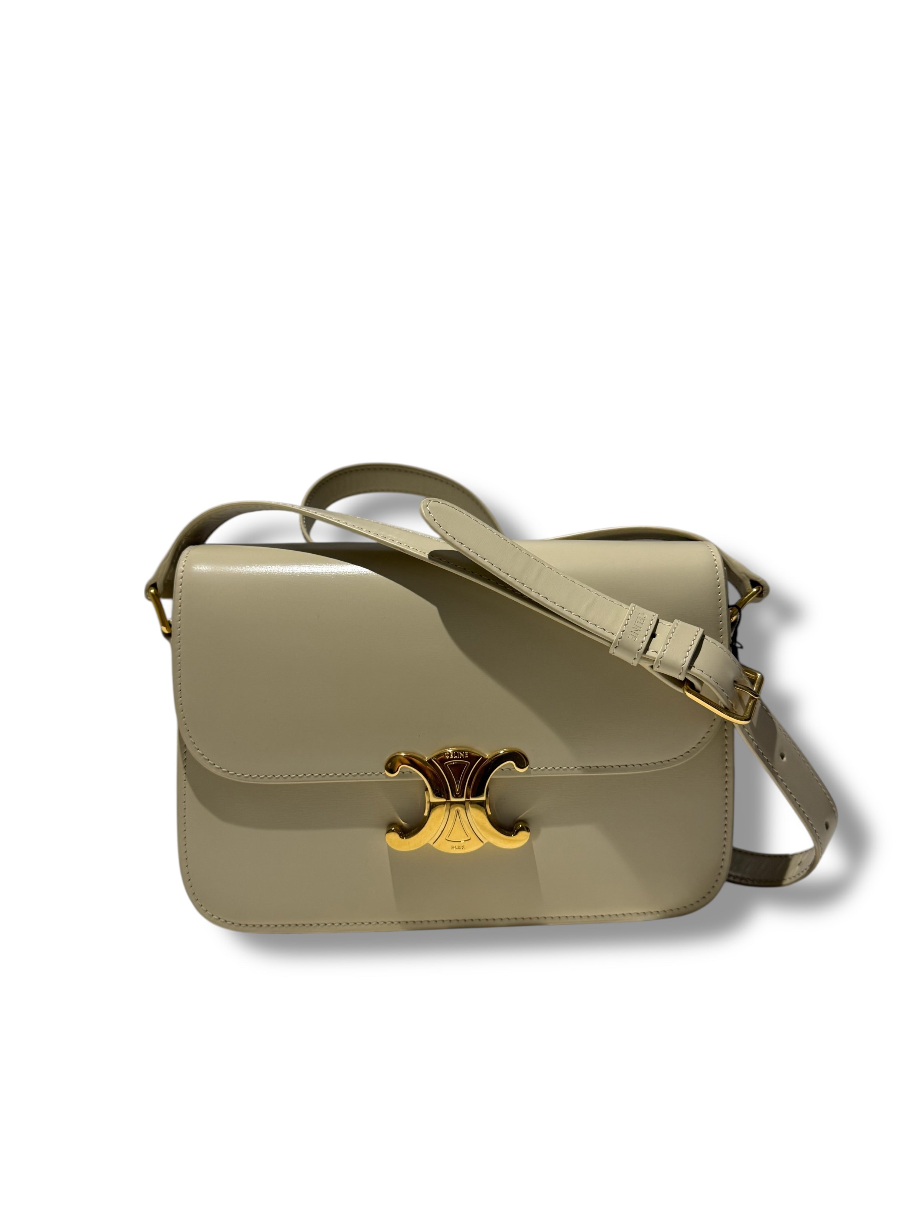 Céline Sac Triomphe Classique Beige | Les Folies d’Eugénie