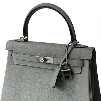 Hermès - Sac Kelly 25 gris