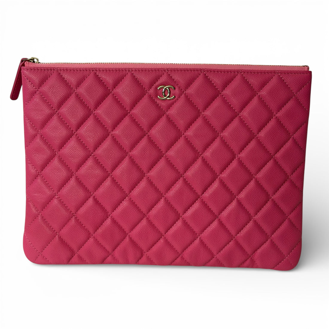 Chanel - Pochette Cuir Caviar Rose | Les Folies d’Eugénie
