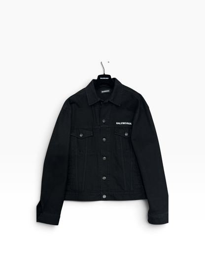 Balenciaga - Veste Denim Oversized Noir