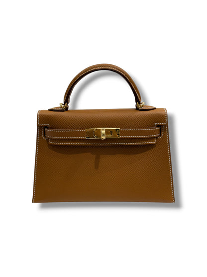 Hermès - Sac Kelly II sellier Mini Gold