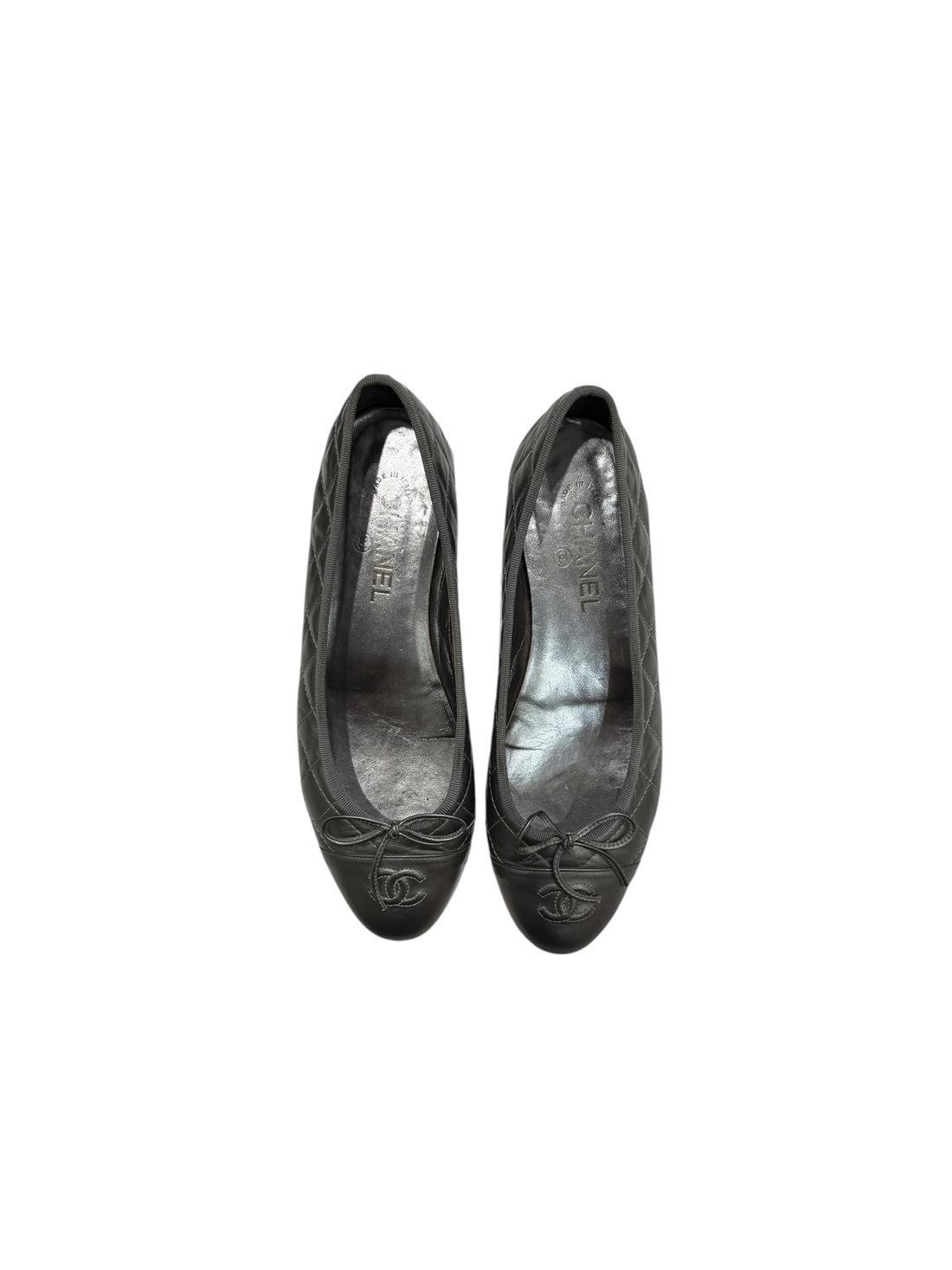 Chanel - Ballerines matelassées T40