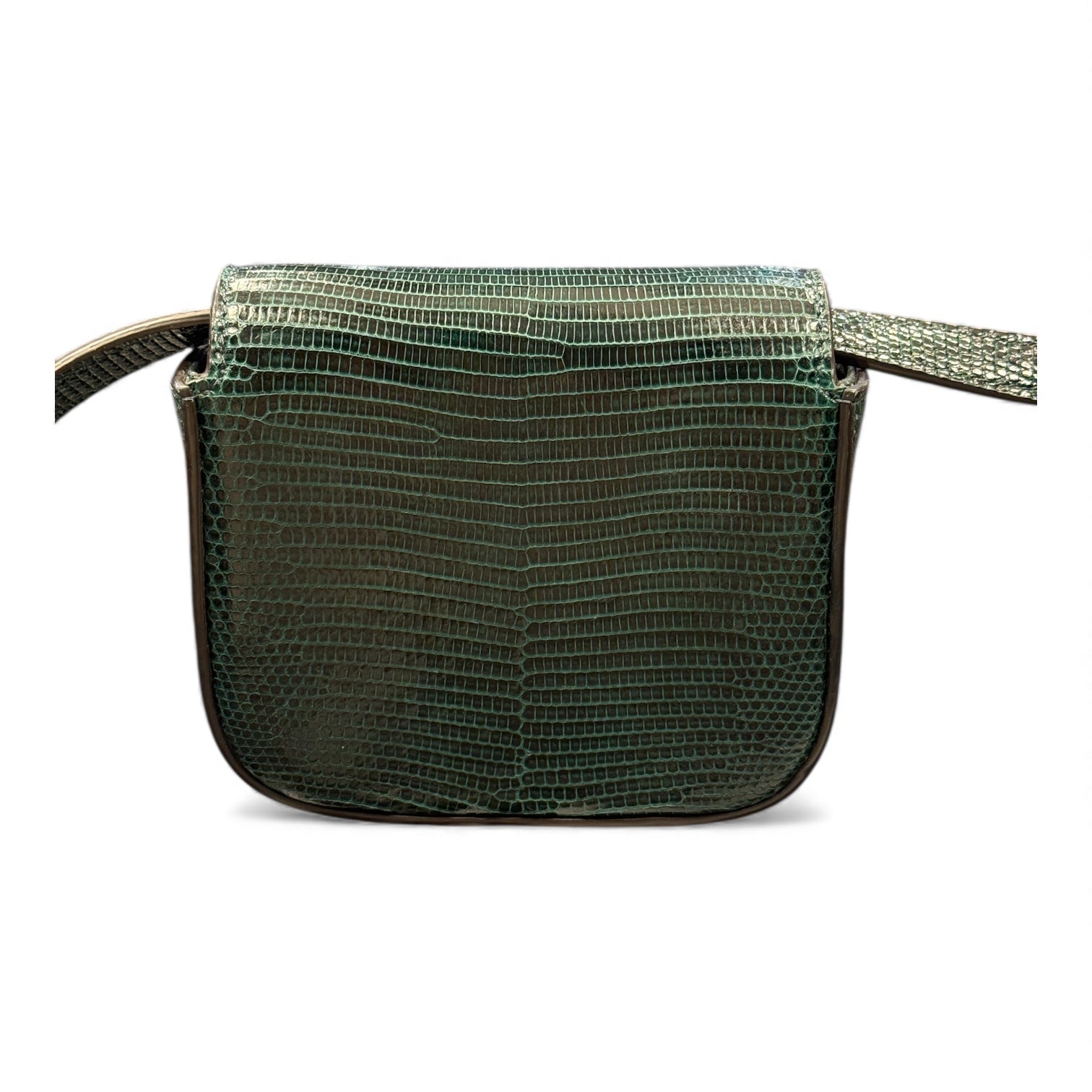 Celine - Mini borsa Triomphe in pelle di lucertola