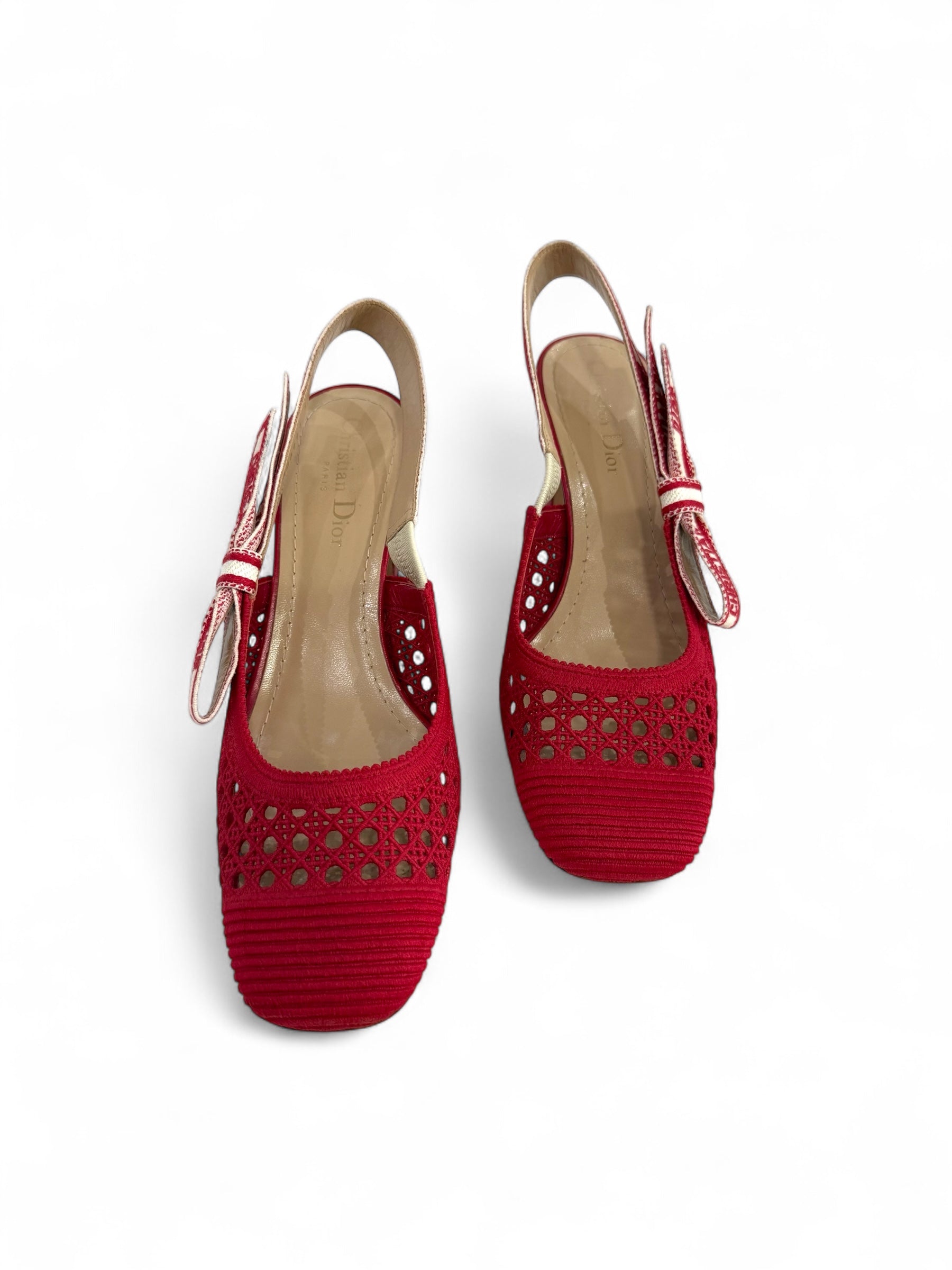 Dior - Slingback Cannage t.37 1/2