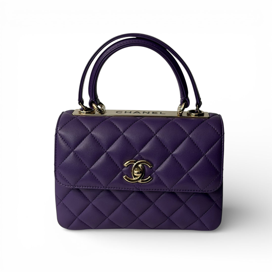 Chanel - Sac Trendy small violet