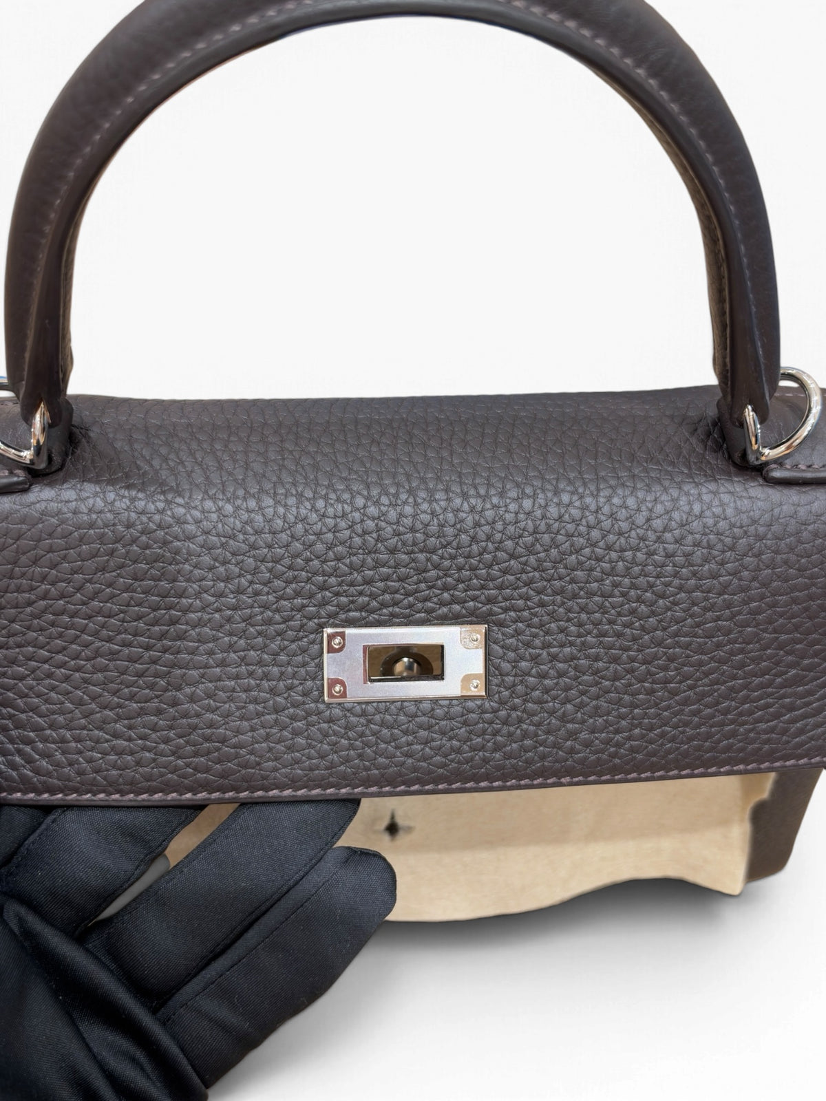 Hermès - Sac Kelly 28 Bai Brun