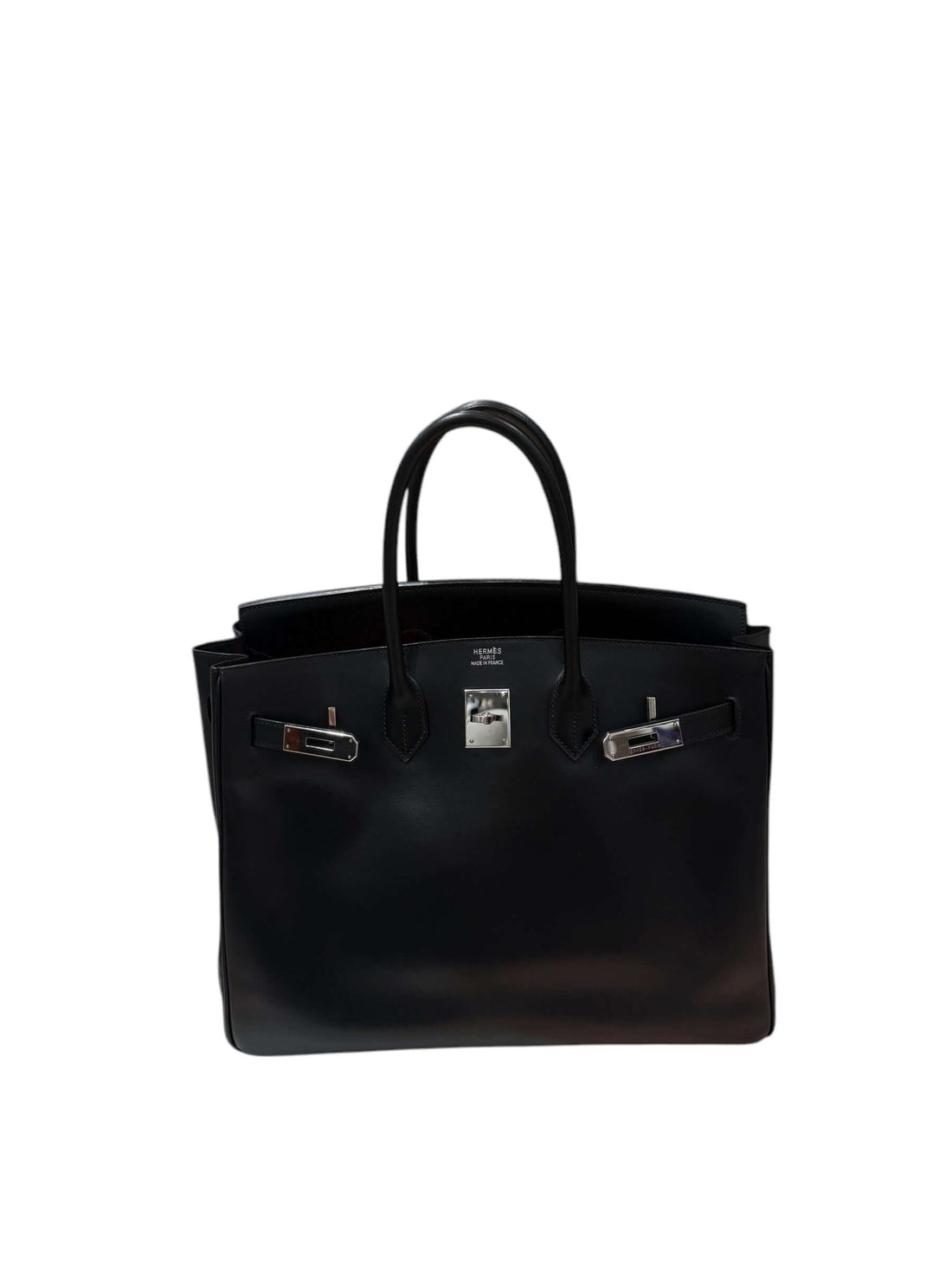 Hermès - Sac Birkin 35 Box Noir PHW
