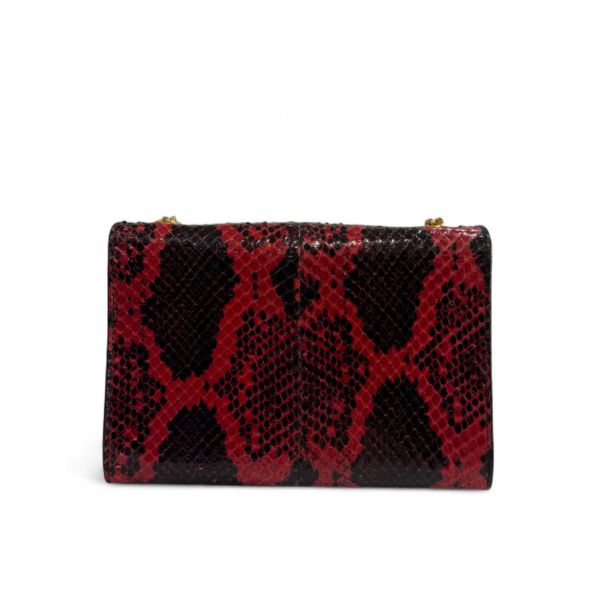Yves Saint Laurent - Sac kate pompom en python