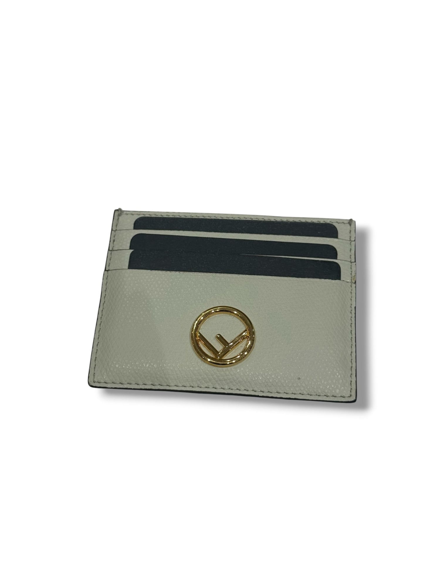 Fendi - porte-cartes FF craie