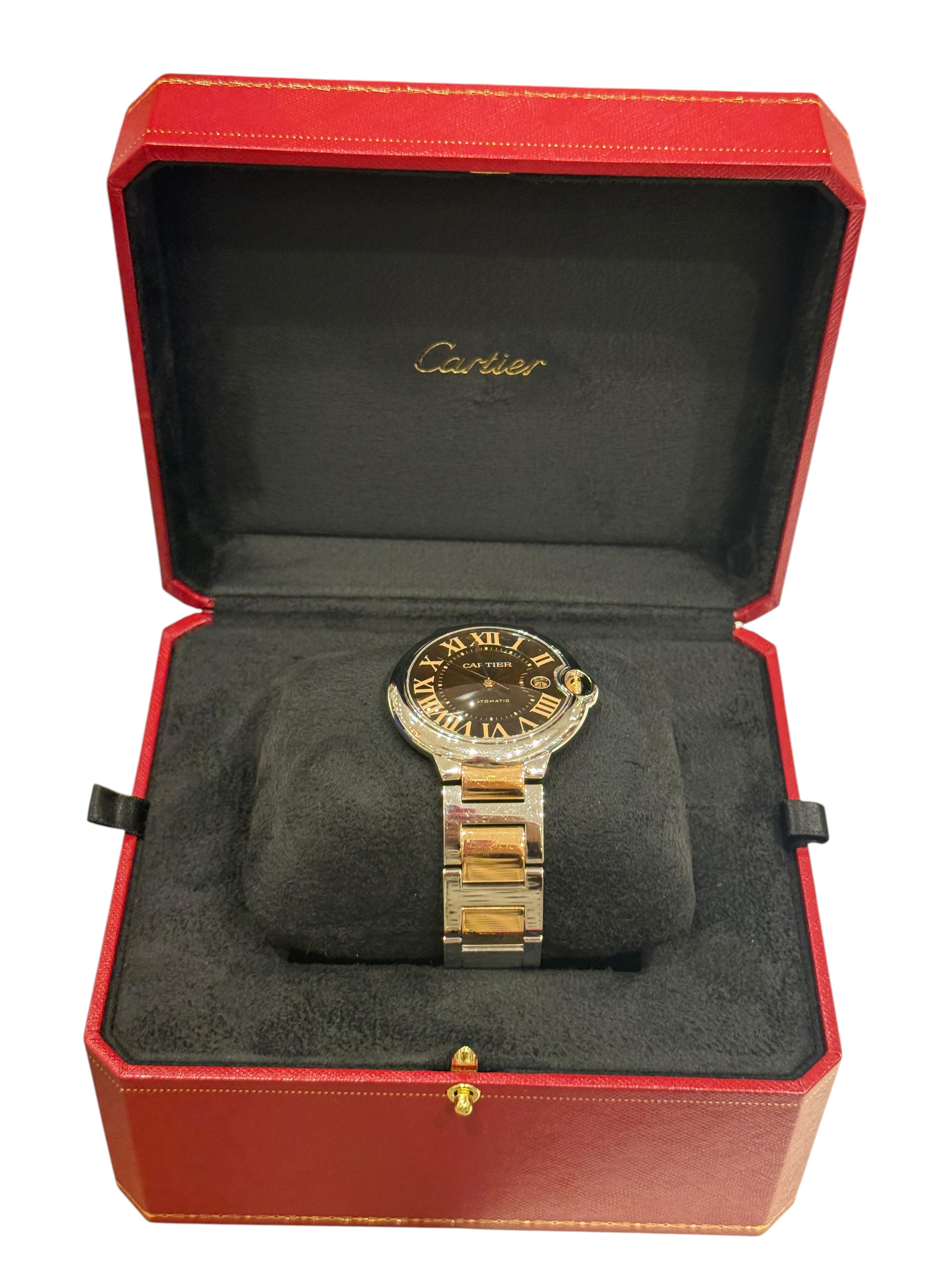 Cartier - Montre Ballon Bleu Chocolaté