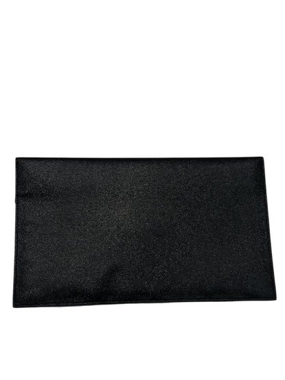 Saint Laurent - pochette uptown cuir noir