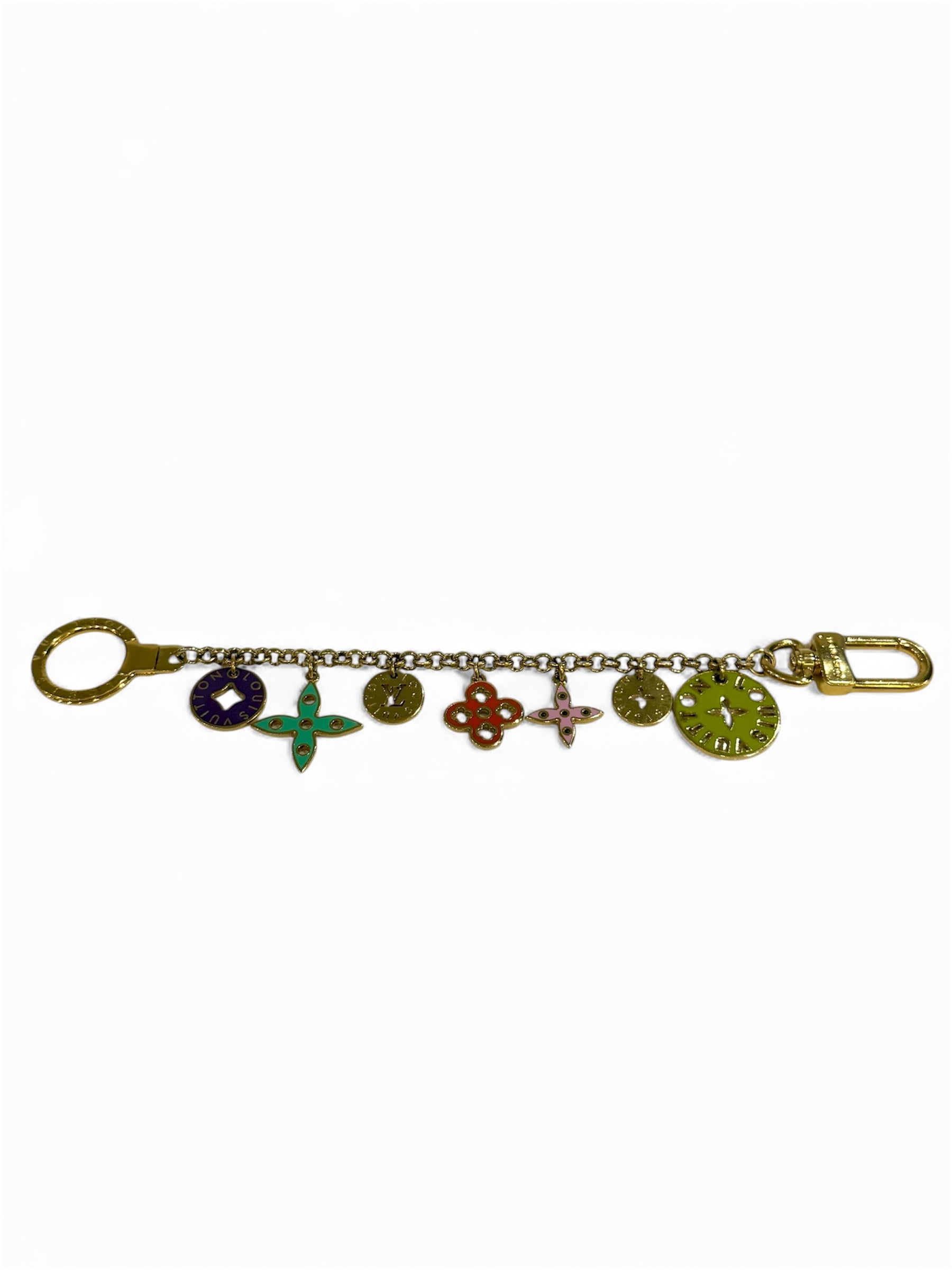 Louis Vuitton - Fleur de Monogram chain bag charm