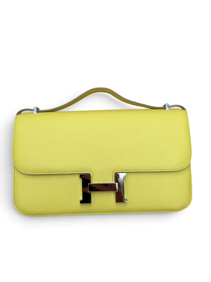 Hermès - Sac Constance To Go Epsom Lime