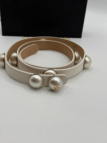 Chanel - Perlen Gürtel T80