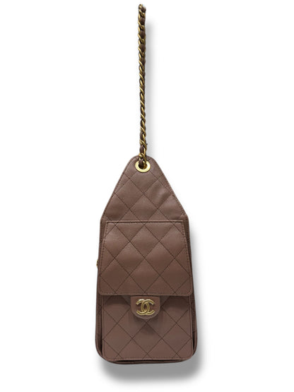 Chanel - Sac modèle 25 small marron