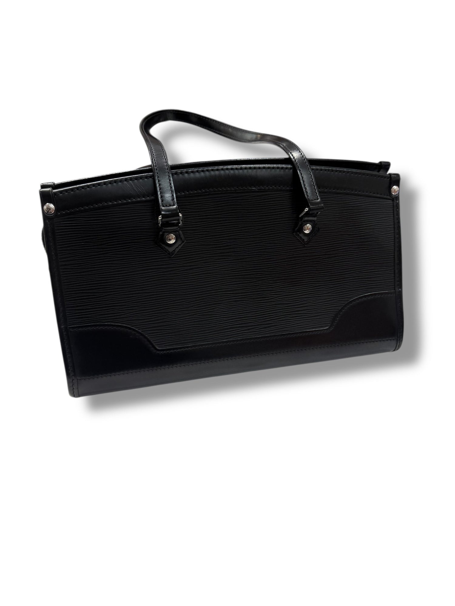 Sac Louis Vuitton Madeleine Cuir épi noir | Les Folies d’Eugénie