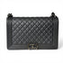 Sac Chanel Boy GM Gris Métallisé | Les Folies d’Eugénie