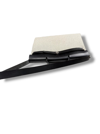 Hermès- Sac Herbag 39 Écru et noir