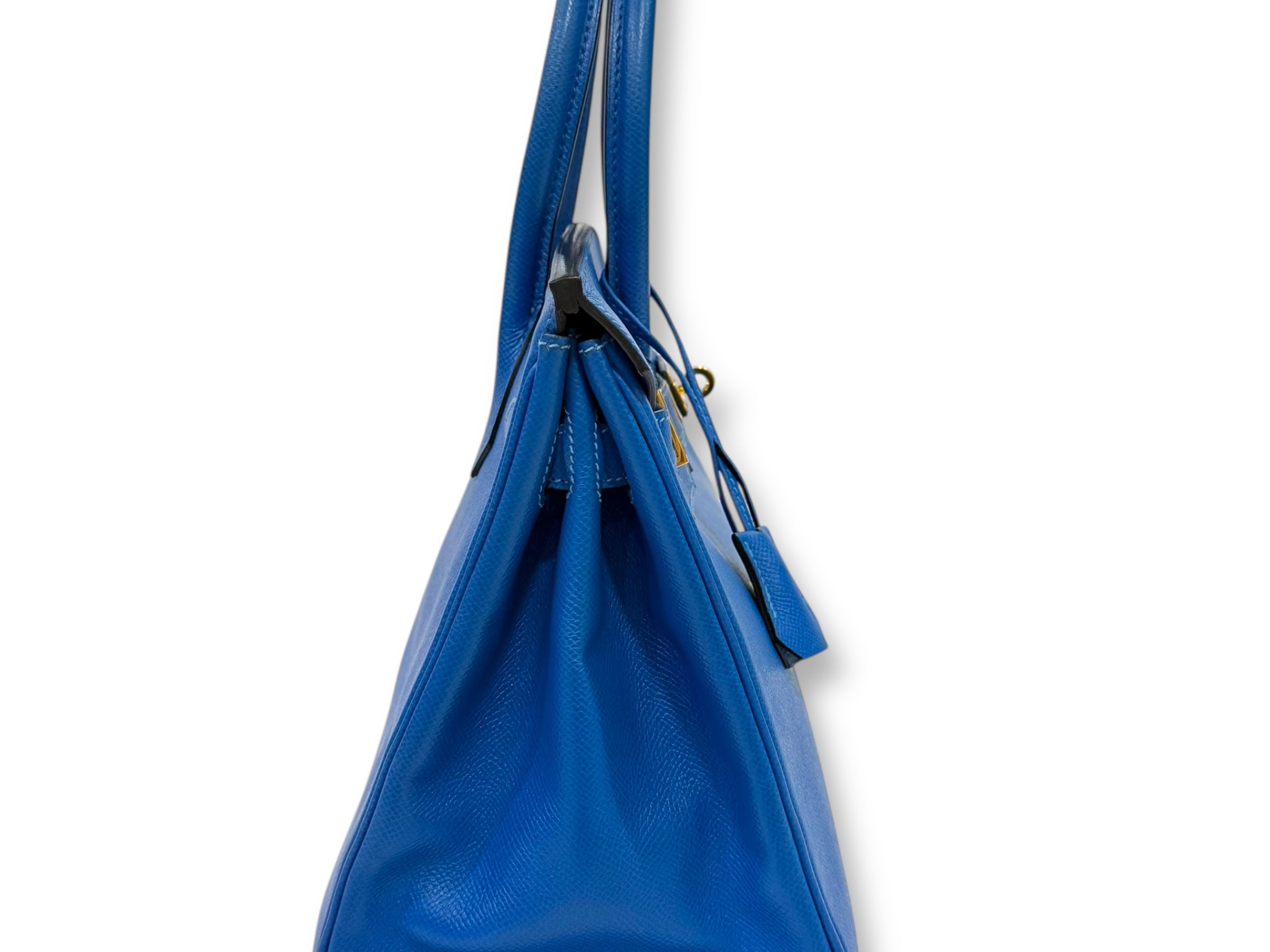 Hermès - Sac Birkin 30 Bleu de France