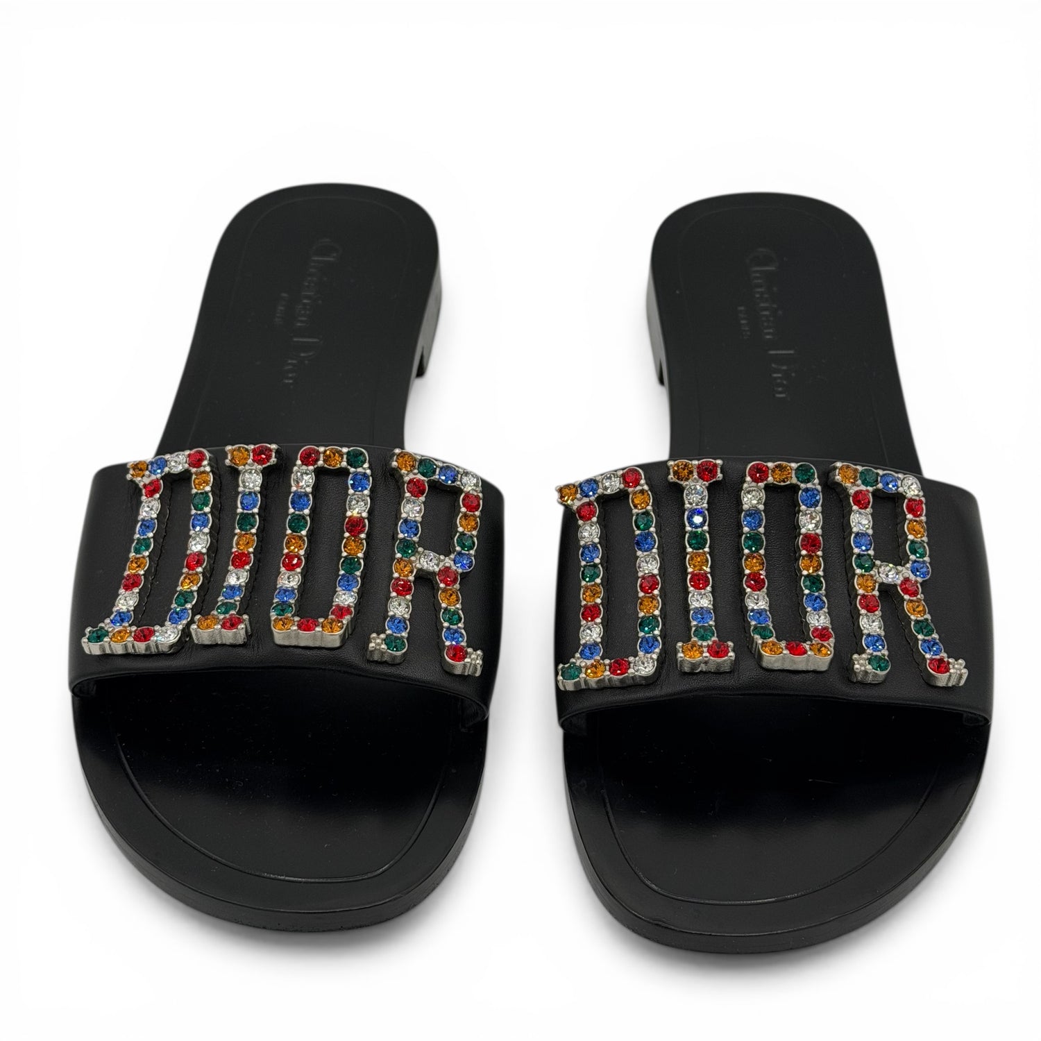Dior Mules à Strass T.39 | Les Folies d’Eugénie