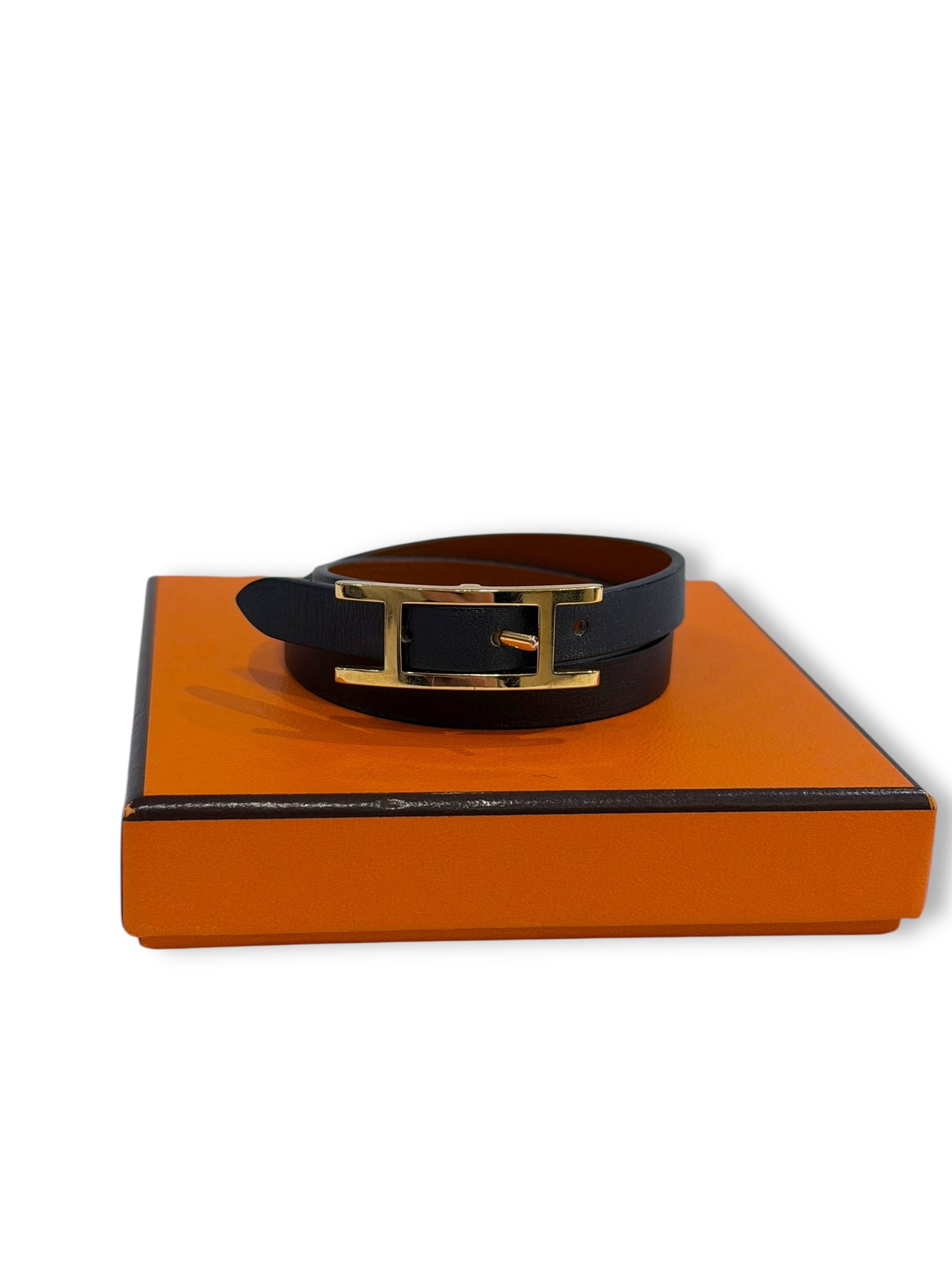 Hermès - Bracelet Behapi double tour T.2