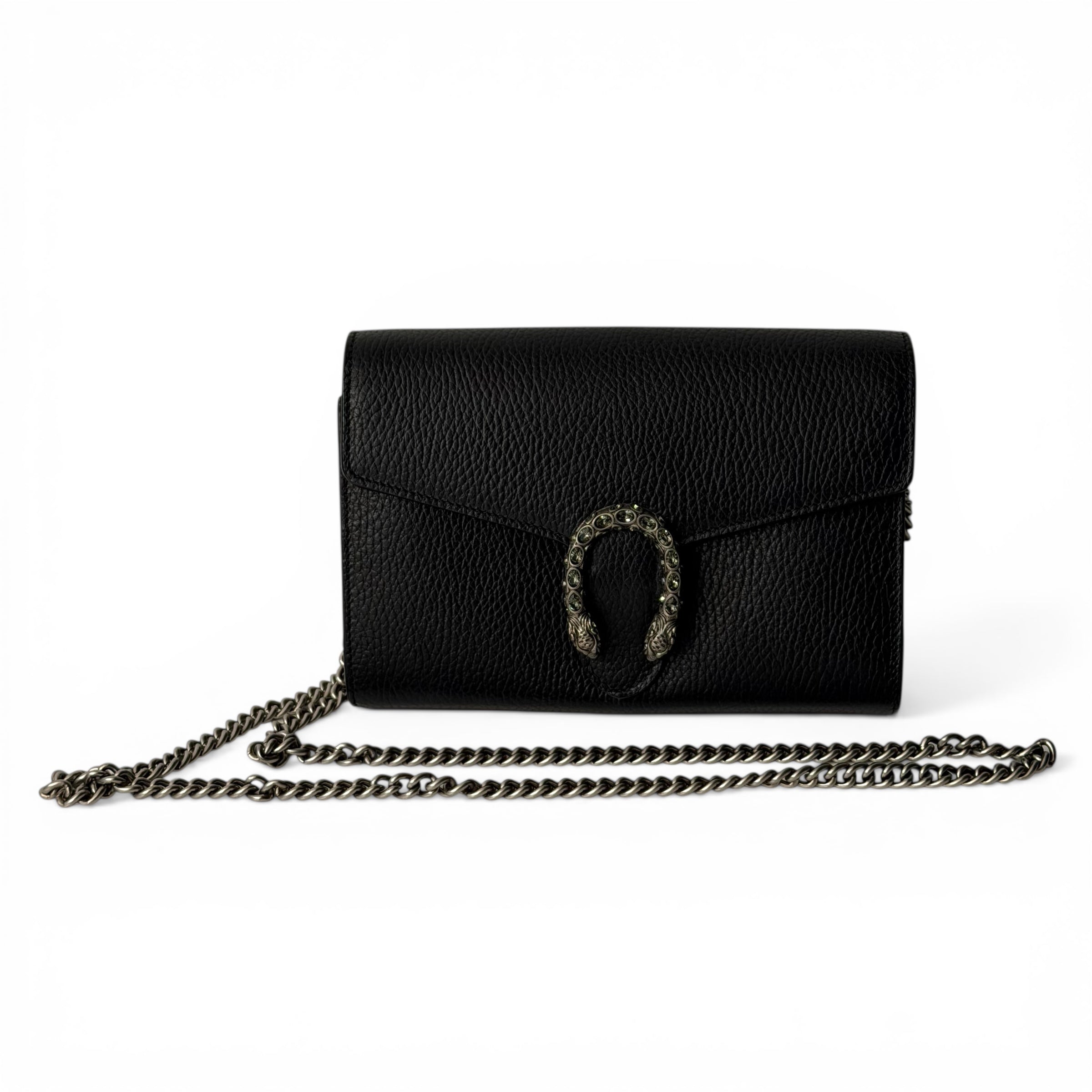 Gucci Sac Wallet on Chain Dionysus Noir | Les Folies d’Eugénie