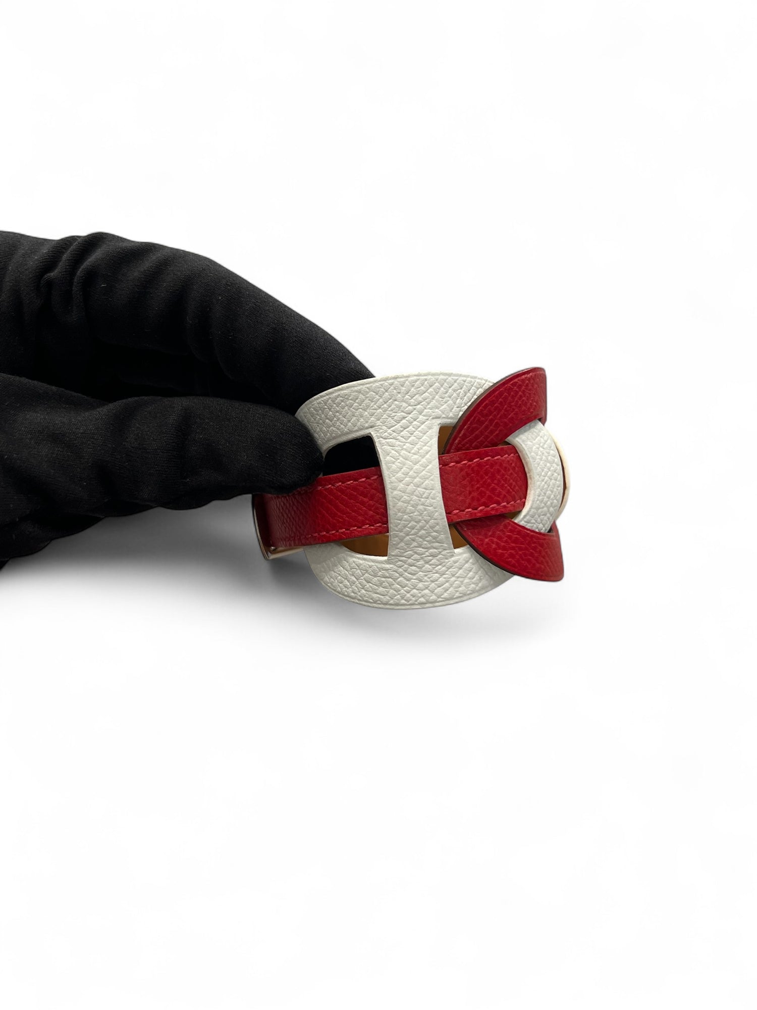 Hermès - Bracelet en cuir Chaîne d’Ancre t.M