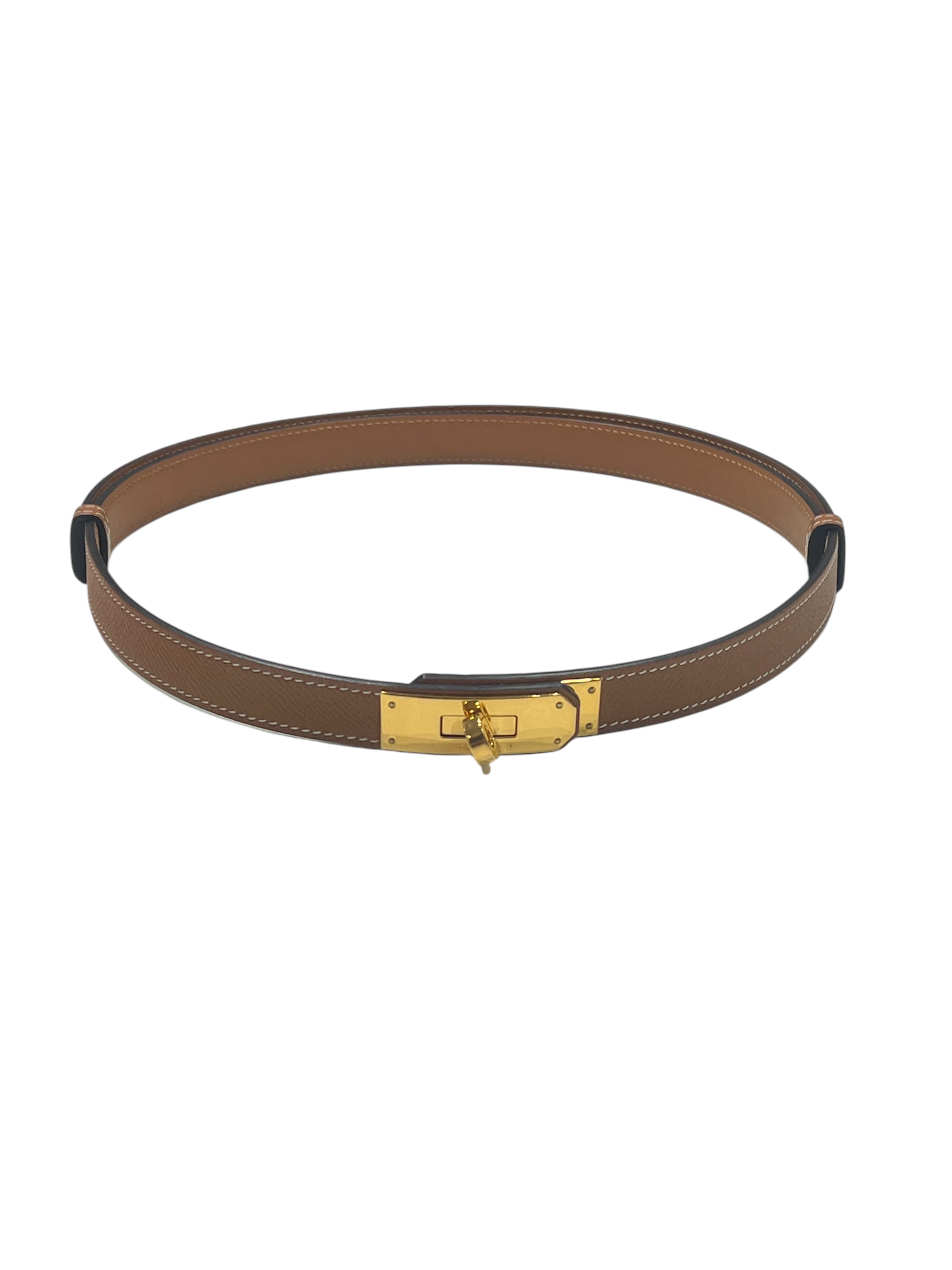 Hermès - ceinture Kelly Gold GHW
