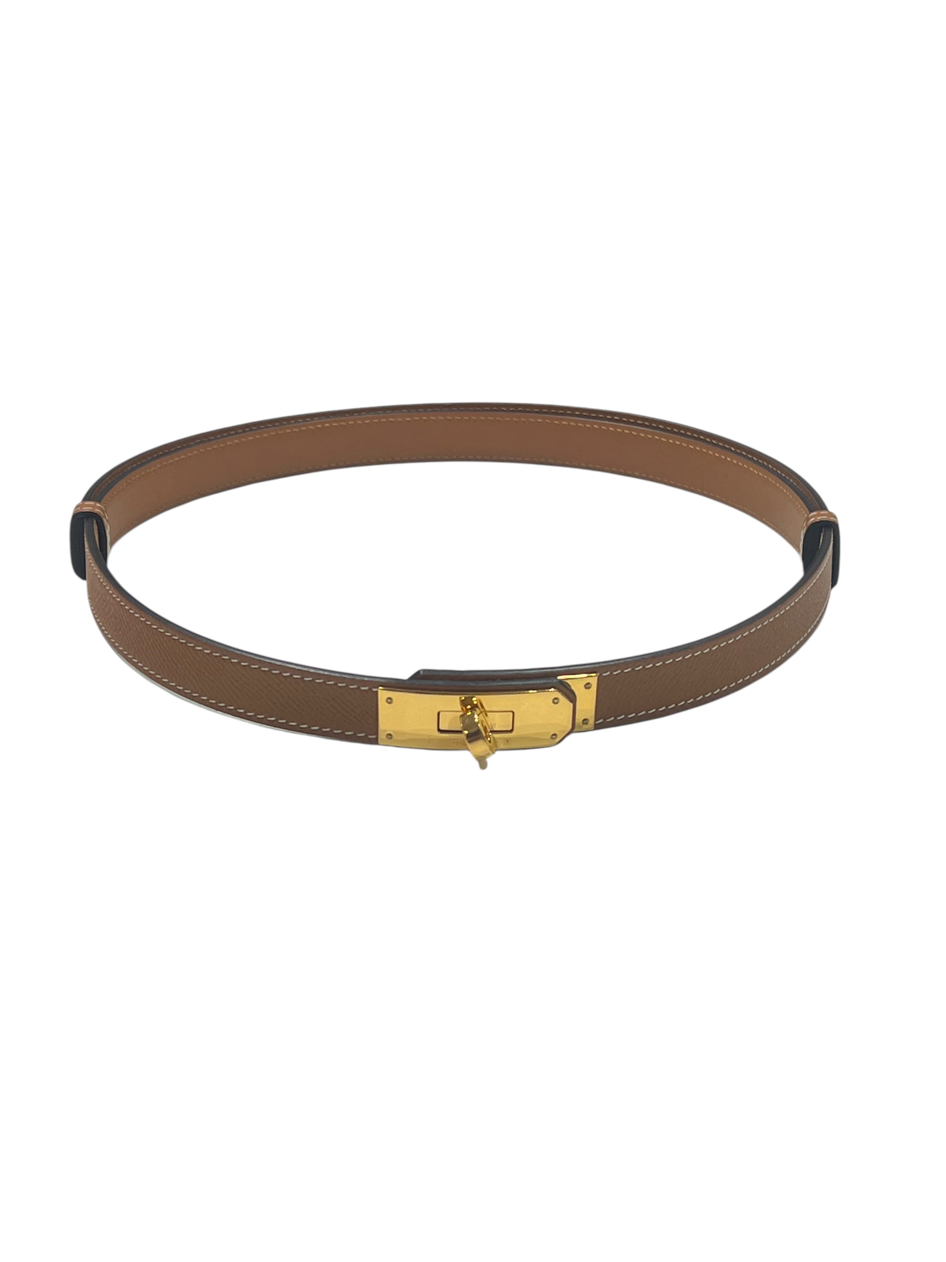 Hermès - ceinture Kelly Gold GHW