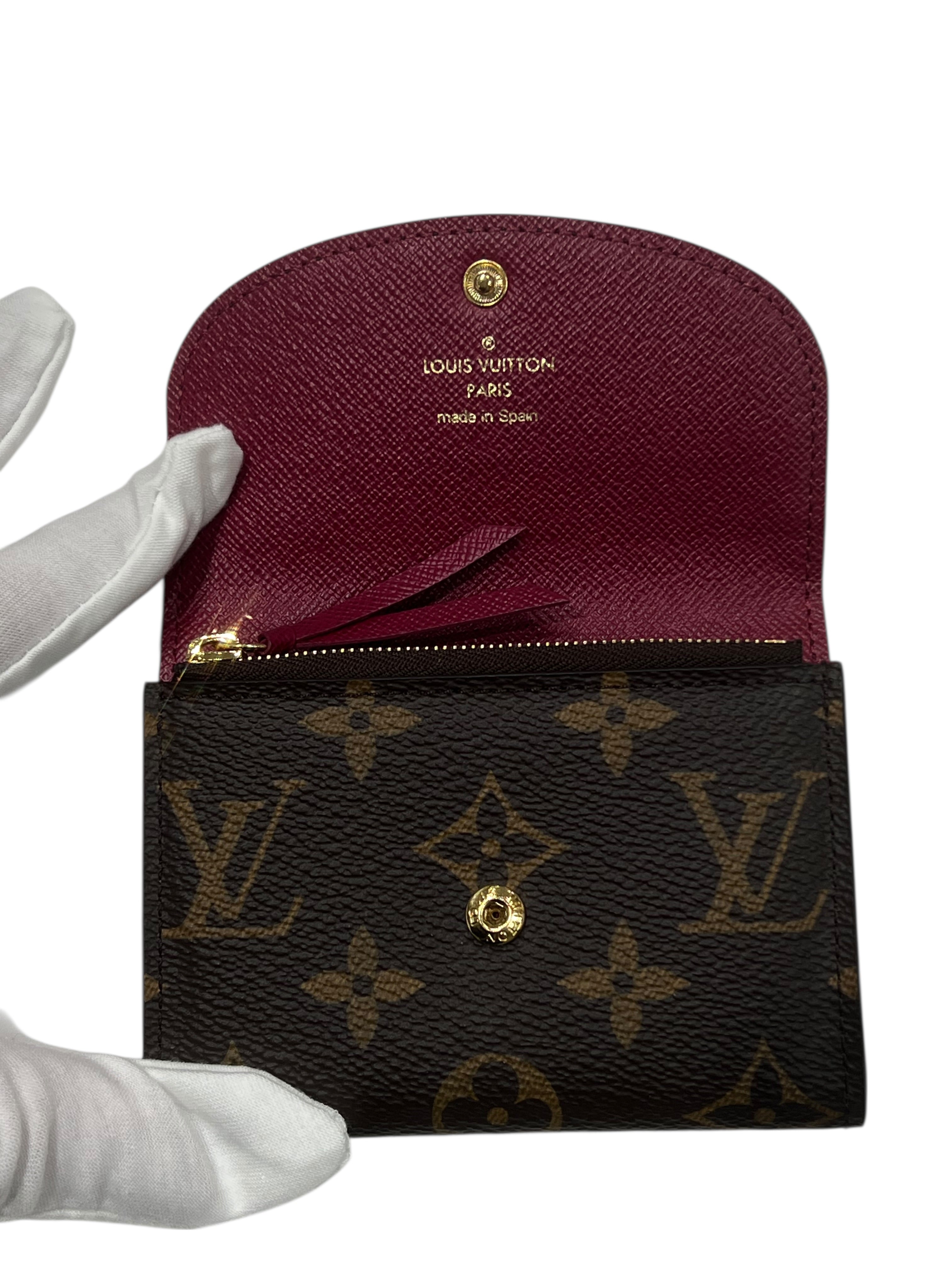 Louis Vuitton - porte-monnaie Rosalie toile enduite
