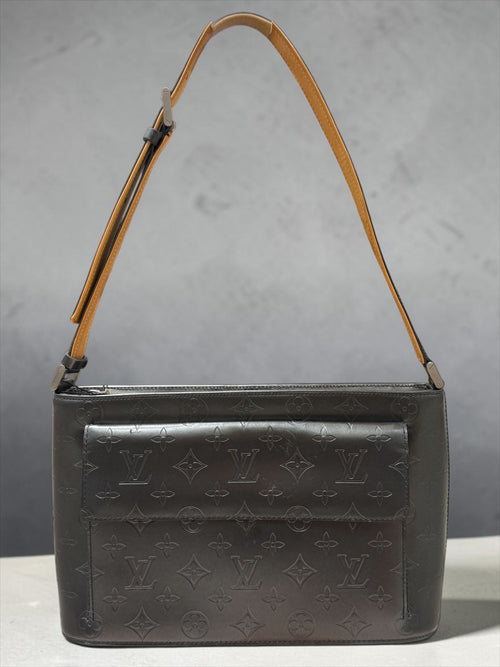 Louis Vuitton - Sac porté épaule Alston en cuir Monogramme Mat Noir