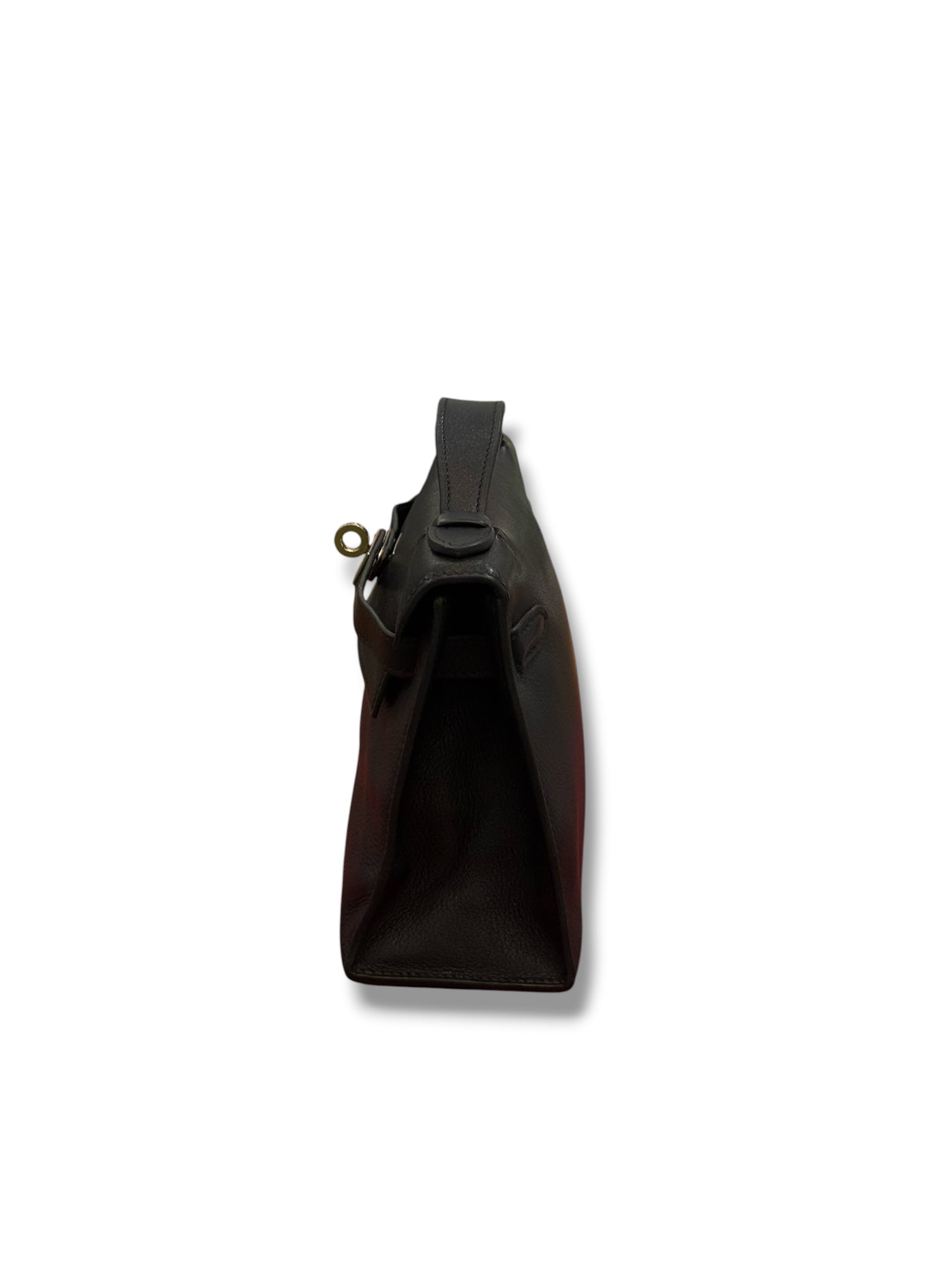 Hermès - Pochette Kelly Clutch Noir PHW