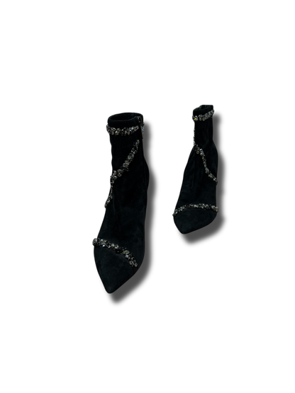 René Caovilla - Bottines strass T36