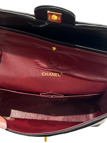 Chanel - Sac Timeless vintage médium cuir noir