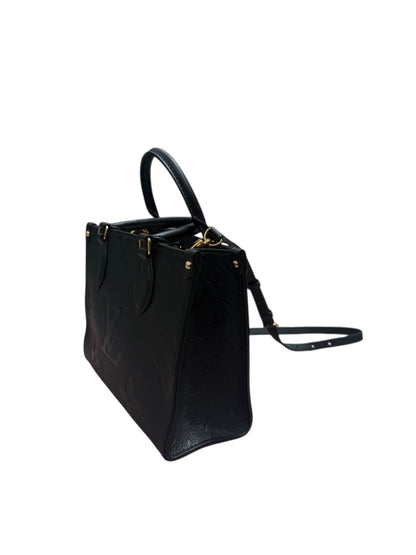 Louis Vuitton - Sac cabas petit Onthego cuir empreinte noir
