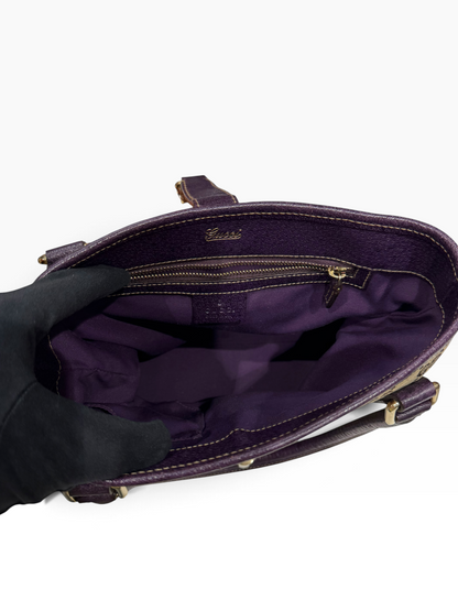 Gucci - Sac Hobo Jackie Piston Lock en toile GG