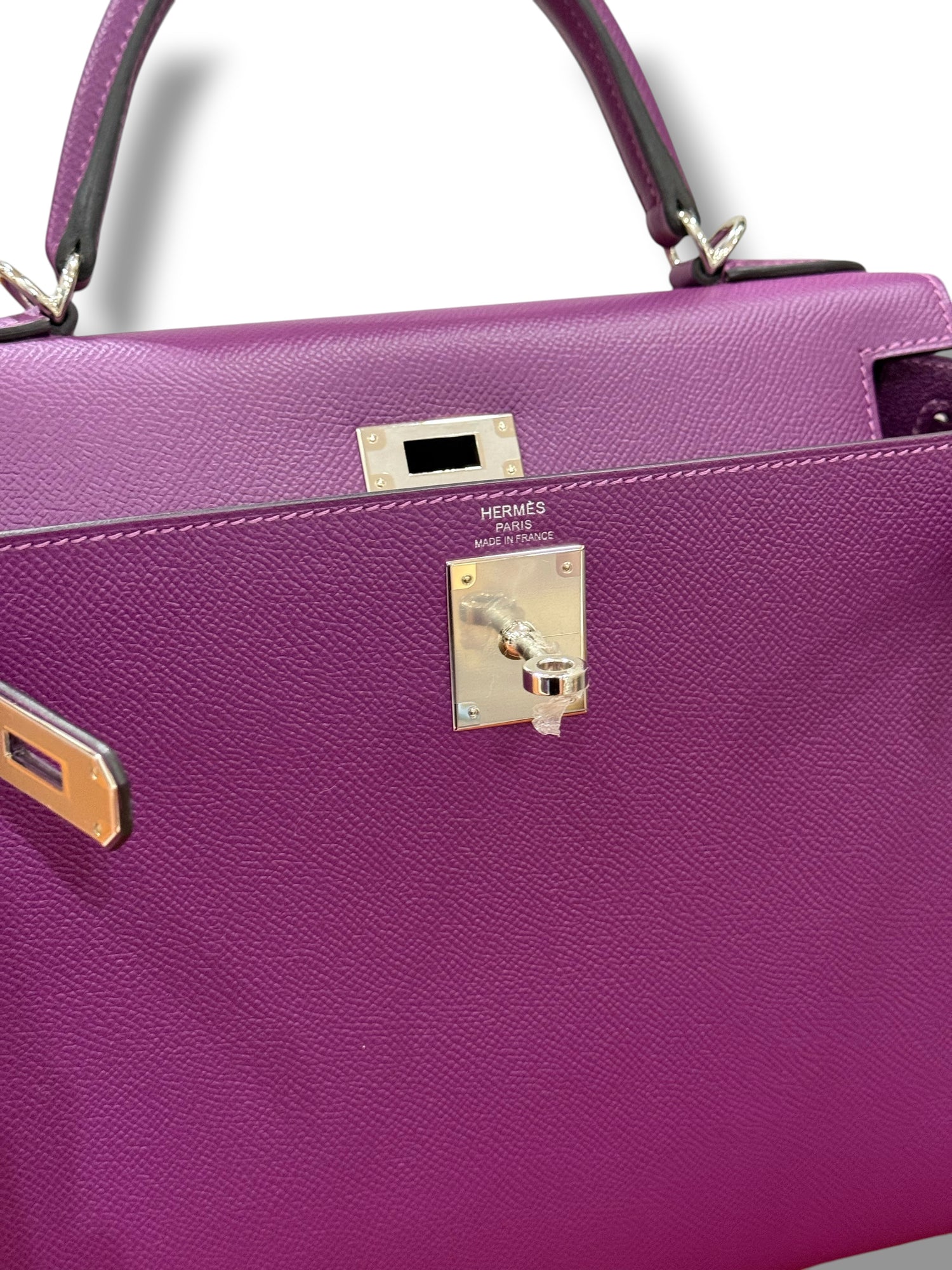 Hermès - Sac Kelly II 28 Epsom sellier Anémone PHW