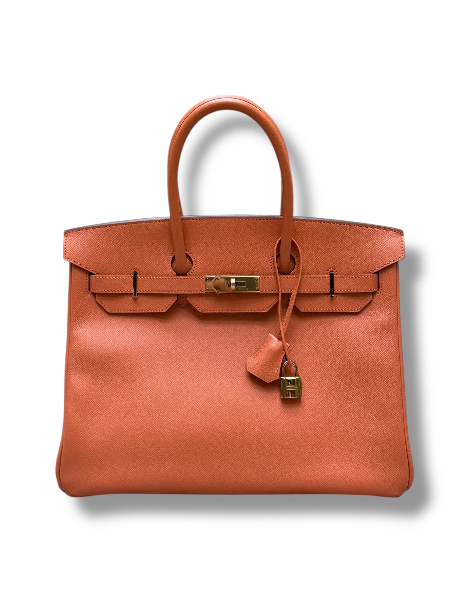 Hermès - Sac Birkin 35 Epsom Abricot