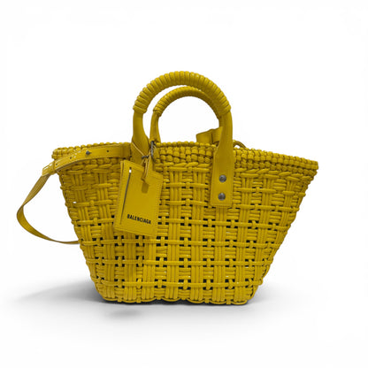 Balenciaga - Panier jaune en caoutchouc