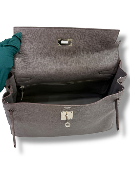 Hermès - Sac Kelly 32 étoupe