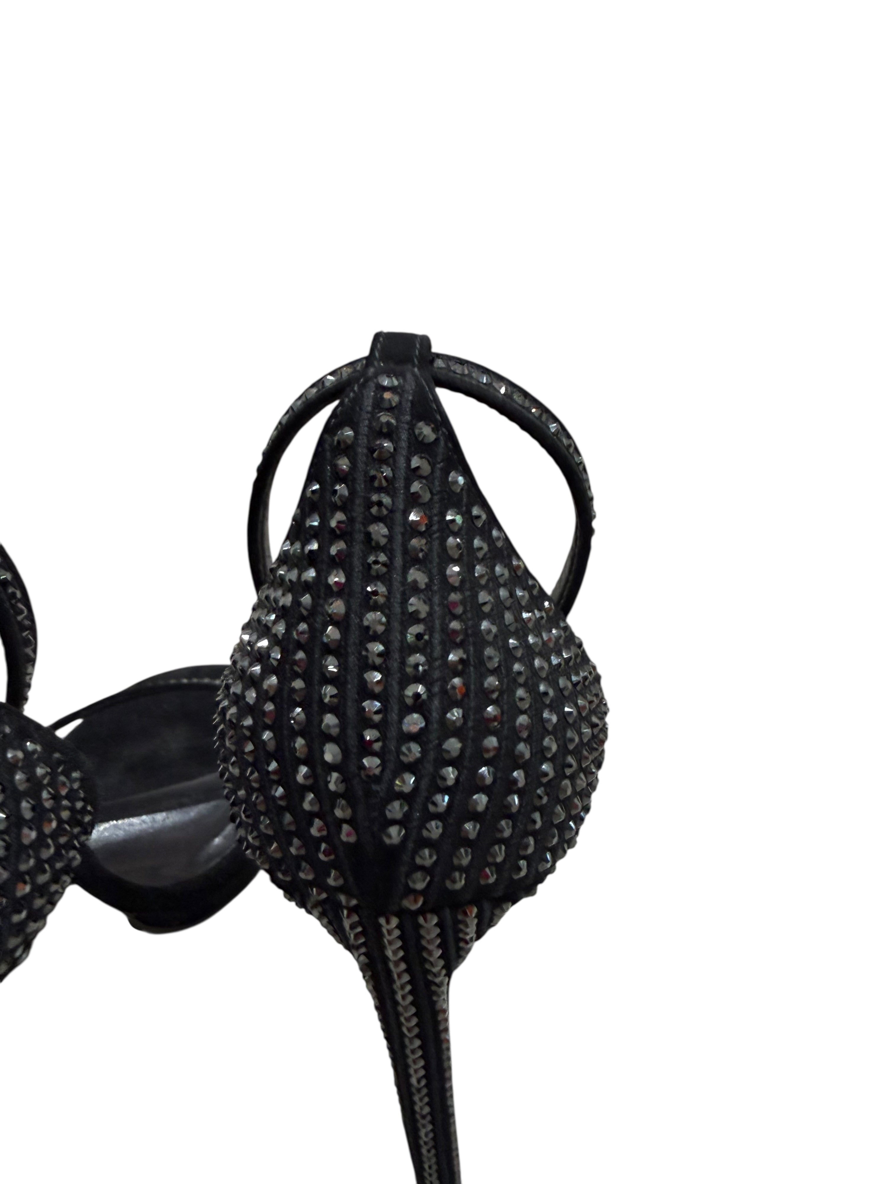 Saint Laurent Sandales Crystal Embellished | Les Folies d’Eugénie