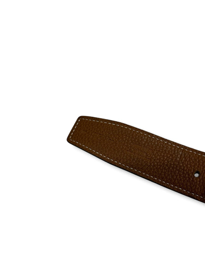 Hermès - Ceinture H édition limitée Noir/Gold T85