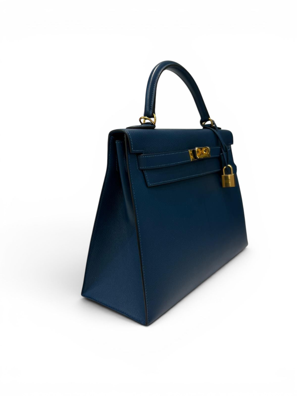 Hermès - Kelly 32 Bleu de Prusse Epsom