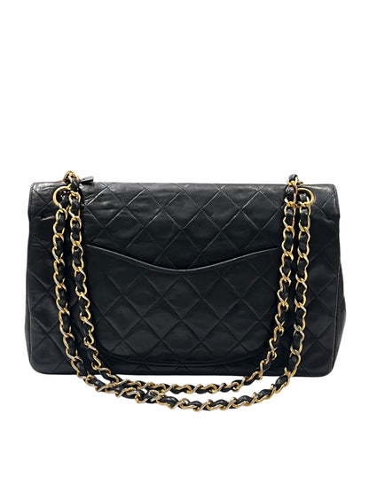 Chanel - sac Timeless medium vintage cuir noir