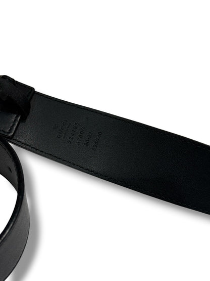 Gucci - Ceinture GG Maxi noir T80
