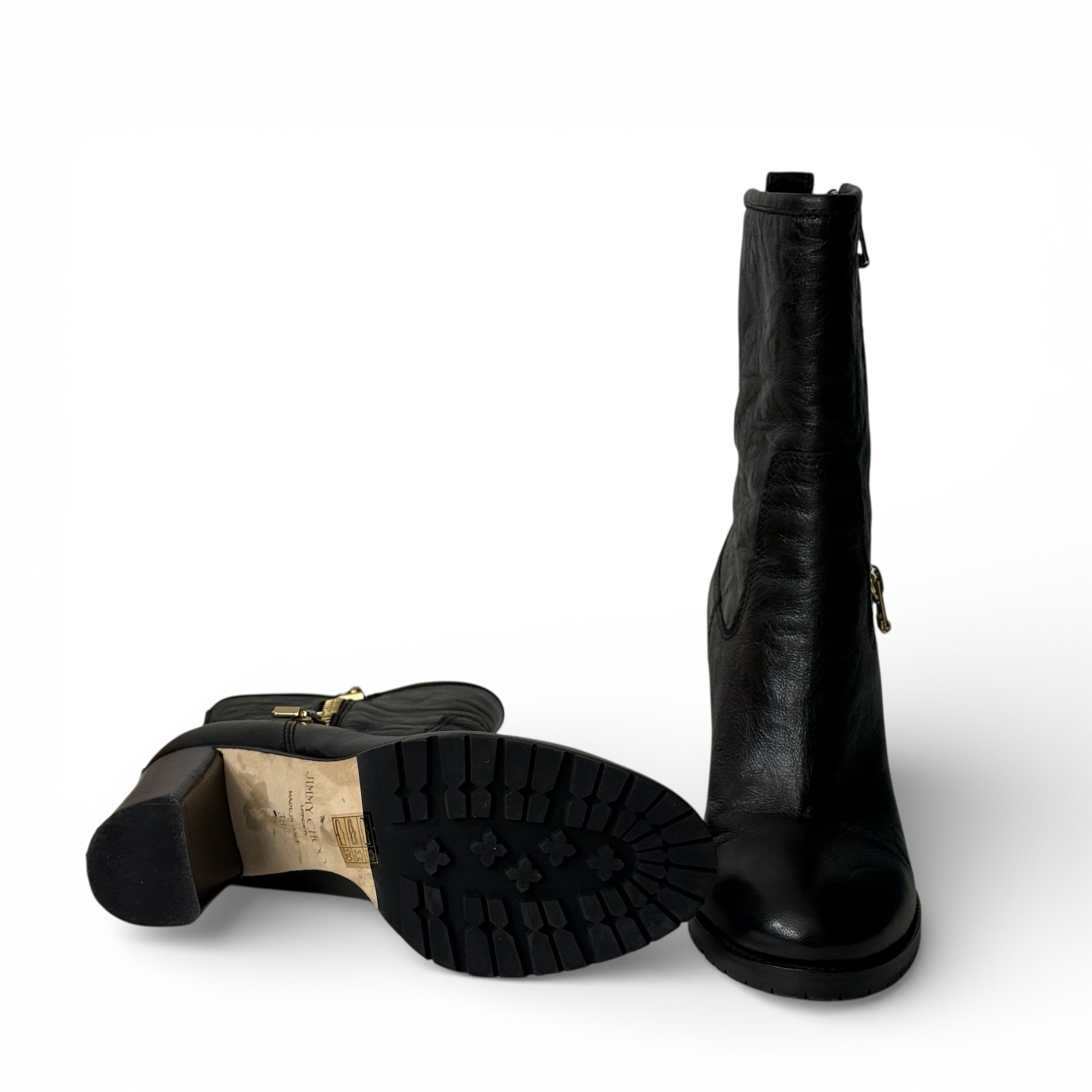 Jimmy Choo - Bottines Biker T.38