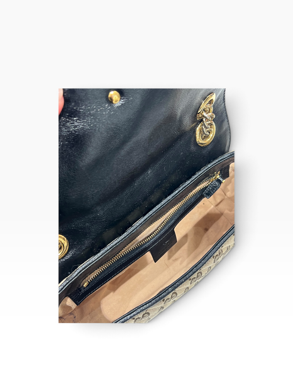 Gucci - Sac Marmont toile GG et cuir