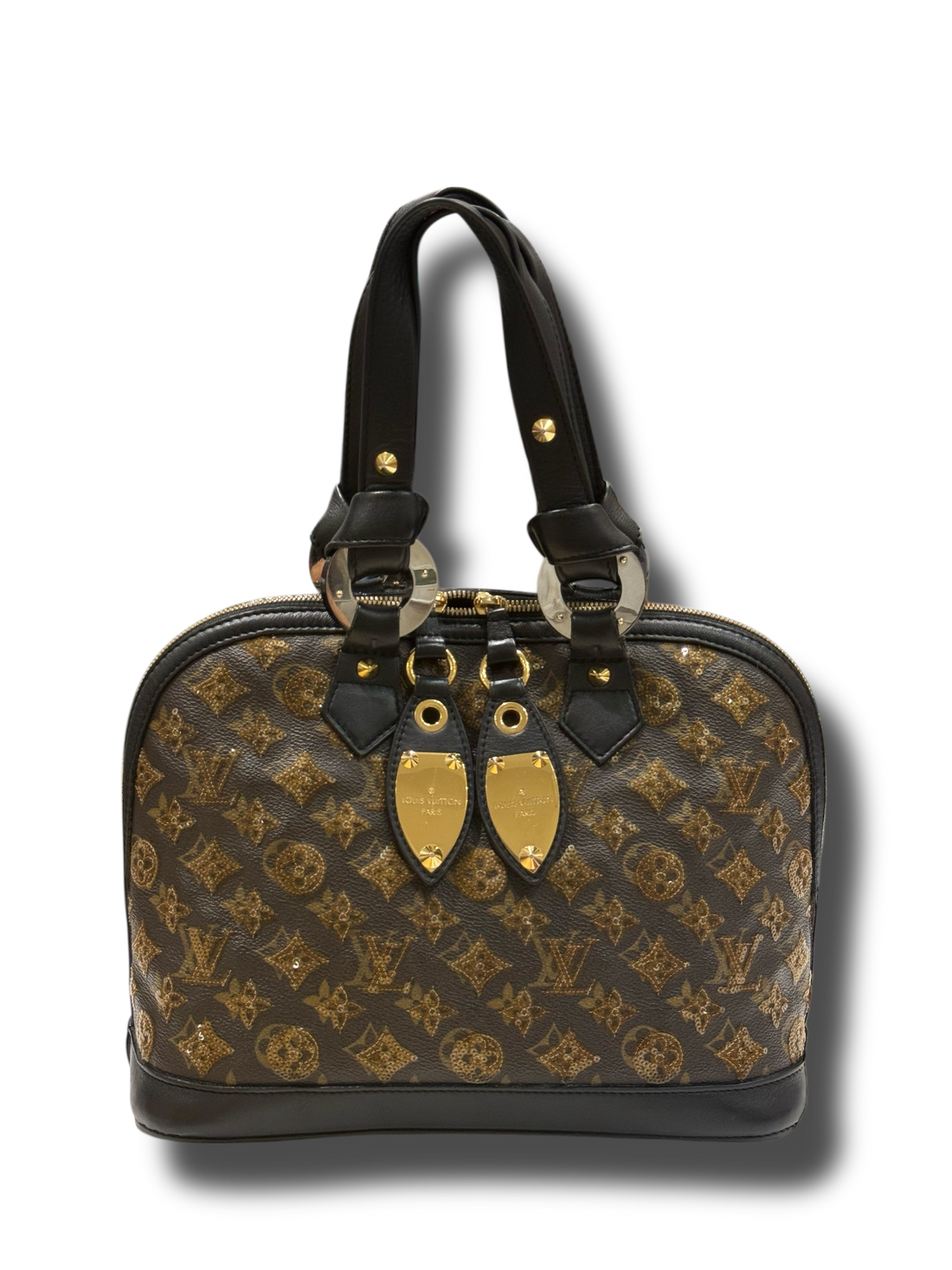 Louis Vuitton - Sac Alma MM monogramme paillettes