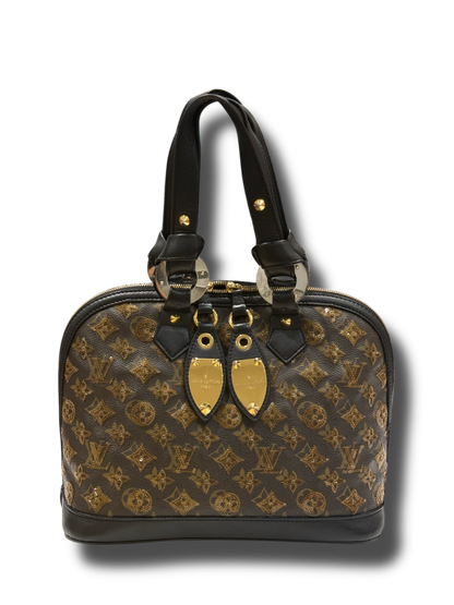 Louis Vuitton - Sac Alma MM monogramme paillettes